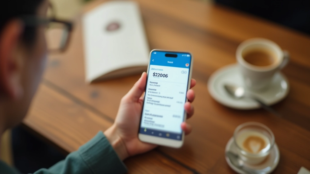 Monthly expense tracker displayed on smartphone screen with spending categories and amounts