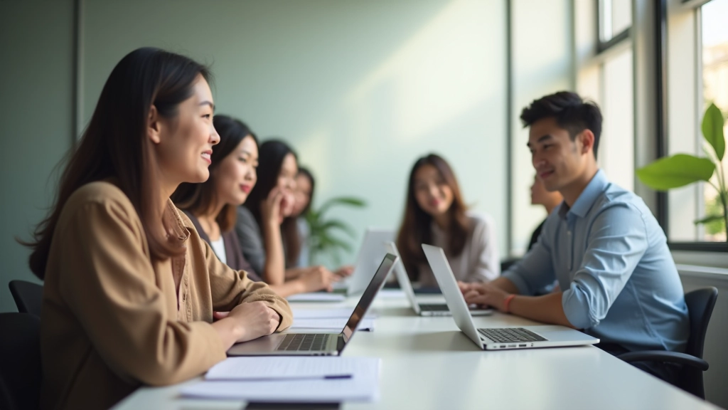 Young adults in a financial literacy classroom learning together